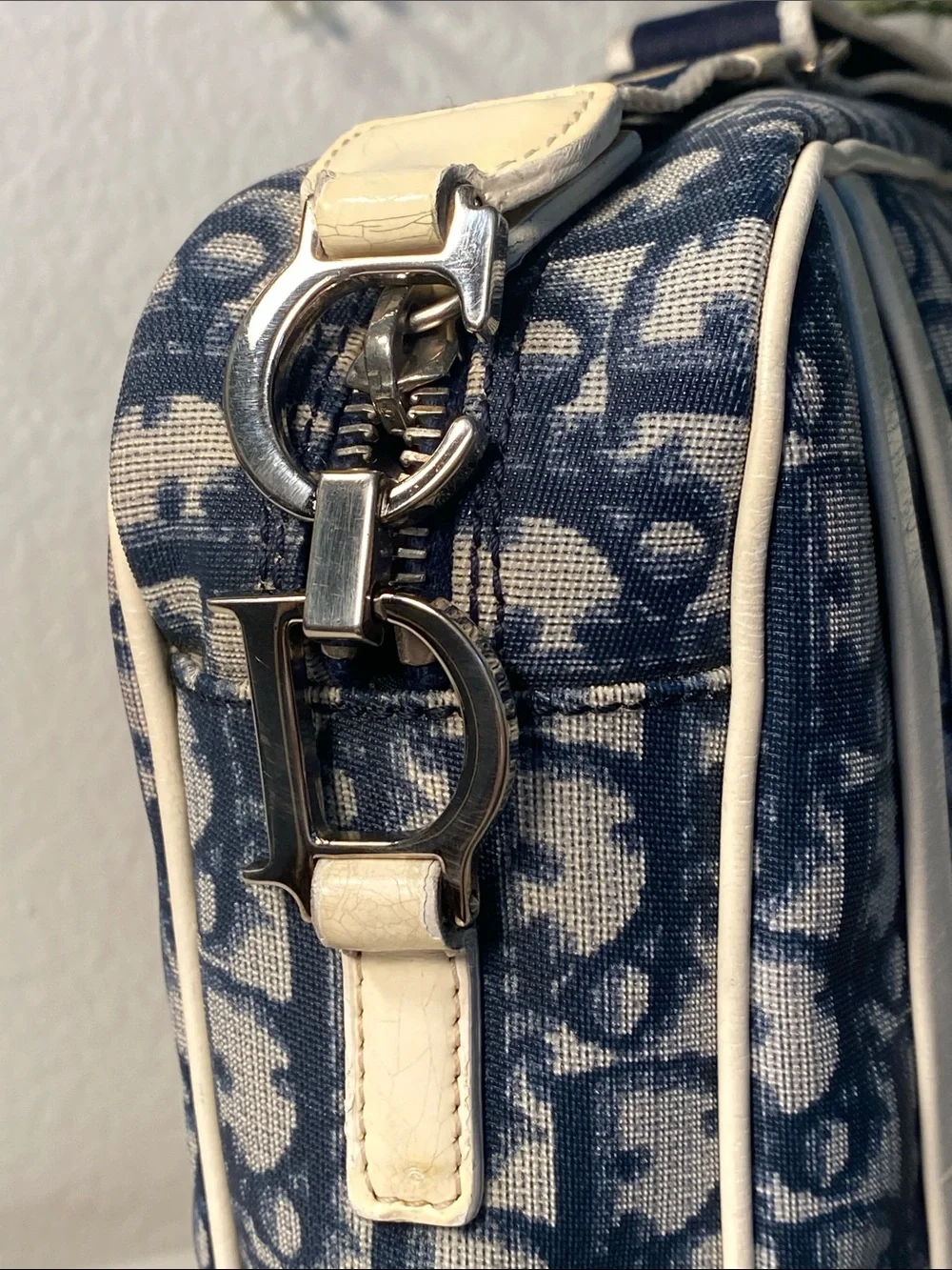 Vintage Christian Dior John Galliano Oblique Trotter Number 1 Messenger Bag - Picture 10 of 17